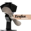 Ecofan AirMax Heat Powered Stove Fan - Powerful Classic Design, Exceptional Performance, Perfect for Wood Stoves, 175 CFM - Circulates Warm Air Efficiently & Reduces Fuel Cost