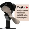 Ecofan AirMax Heat Powered Stove Fan - Powerful Classic Design, Exceptional Performance, Perfect for Wood Stoves, 175 CFM - Circulates Warm Air Efficiently & Reduces Fuel Cost