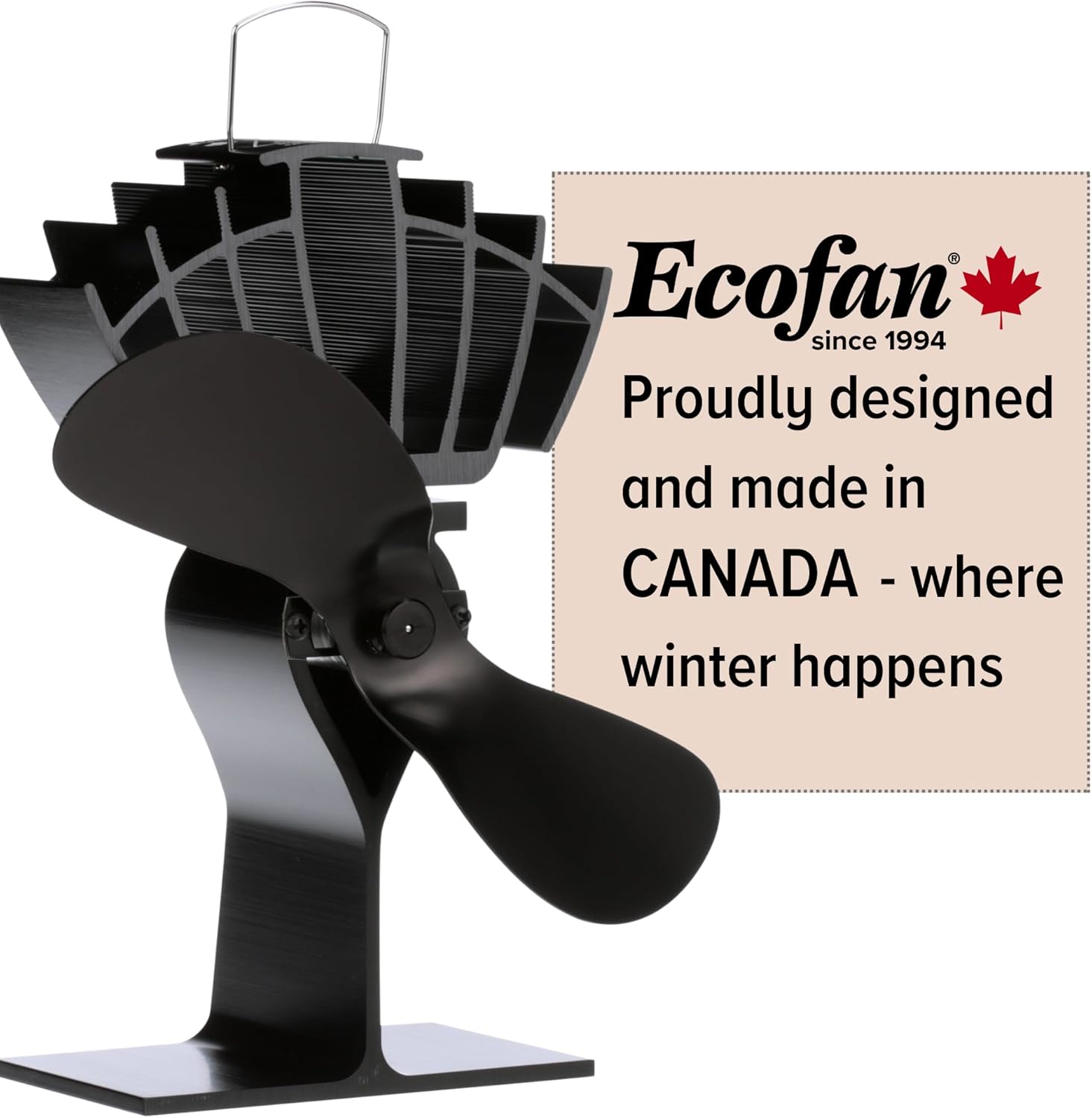 Ecofan UltrAir Heat Powered Stove Fan - Powerful Classic Design, High Performance, Perfect for Wood Stoves, 125 CFM - Circulates Warm Air Efficiently & Reduces Fuel Cost26 Ecofan AirMax Heat Powered Stove Fan - Powerful Classic Design, Exceptional Performance, Perfect for Wood Stoves, 175 CFM - Circulates Warm Air Efficiently & Reduces Fuel Cost