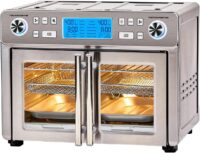 Emeril Lagasse Dual Zone 360 Air Fryer Oven Combo with French Door, 25 QT Extra Large, Cook Two Foods in Different Ways