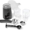 EspressoWorks 19-Bar Espresso, Latte and Cappuccino Maker 10-Piece Set - Brew Cappuccino and Latte with One Button - Espresso Machine with Milk Steamer 1250W - Coffee Gifts (White)