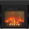 Furinno Classic 60 Inch TV Stand with Fireplace, Americano Furinno Classic 60 Inch TV Stand with Fireplace, Americano