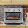 GE G9OAABSSPSS Mechanical Air Fryer Toaster Oven + Accessory Set, Convection Toaster with 7 Cook Modes, Stainless Steel