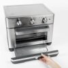 GE G9OAABSSPSS Mechanical Air Fryer Toaster Oven + Accessory Set, Convection Toaster with 7 Cook Modes, Stainless Steel
