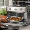 GE G9OAABSSPSS Mechanical Air Fryer Toaster Oven + Accessory Set, Convection Toaster with 7 Cook Modes, Stainless Steel
