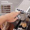 Gevi Espresso Machine 20 Bar, Professional Espresso Maker Latte Machine with Milk Frother, Stainless Steel Expresso Coffee Machines