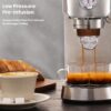 Gevi Espresso Machine 20 Bar, Professional Espresso Maker Latte Machine with Milk Frother, Stainless Steel Expresso Coffee Machines