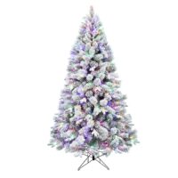 Holiday Living 6.5-ft Albany Pine Pre-lit Artificial Christmas Tree with Color Changing LED Lights