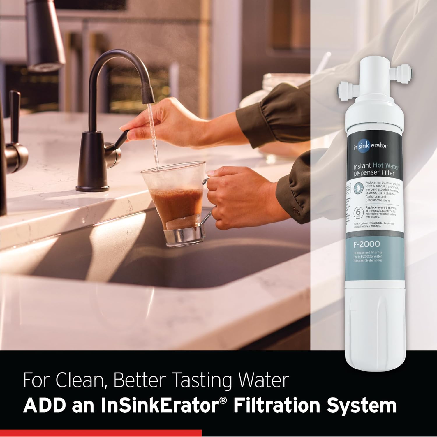 InSinkErator HOT250 Instant Hot Water Dispenser System, Single-Handle Faucet in Satin Nickel with 2 3-Gallon Stainless Steel Tank, H250SN-SS- InSinkErator HOT250 Instant Hot Water Dispenser System, Single-Handle Faucet in Satin Nickel with 2/3-Gallon Stainless Steel Tank, H250SN-SS