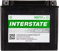 Interstate Batteries YTX20H-BS 12V 18Ah Powersports Battery 310CCA High-Performance AGM Rechargeable Replacement for Arctic Cat, Harley Motorcycles, Bikes, ATVs, Jet Skis, Snowmobiles (CITX20H-BS)