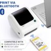 JADENS Bluetooth Thermal Shipping Label Printer - High Speed 4x6 Wireless Label Maker Machine, Support PC, Phone, USB for MAC, Compatible with Ebay, Amazon, Shopify, Etsy, USPS Barcode, Mailing