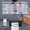 JADENS Bluetooth Thermal Shipping Label Printer – Wireless 4x6 Shipping Label Printer, Compatible with Android, iPhone, Windows & Mac, Widely Used for Ebay, Amazon, Shopify, Etsy, USPS