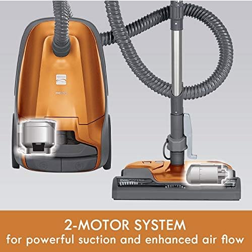 Kenmore 81214 200 Series Pet Friendly Lightweight Bagged Canister Vacuum Cleaner with HEPA Filter,2 Motor System6 Kenmore 81214 200 Series Pet Friendly Lightweight Bagged Canister Vacuum Cleaner with HEPA Filter,2 Motor System