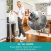 Kenmore BU1001 B200 Series Commercial Vacuum Cleaner Lightweight 14L Capacity Bagged Upright Vac with LED Headlight and 2-Speed Setting Powerful Suction for Pets, Carpets & Hard Floor