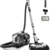 Kenmore DC5070.01 Upgrade 500 Series Bagless Canister Vacuum with Hair Eliminator Brushroll，2-Motor Cyclonic Technology, HEPA Filtration & 24' Auto Cord Rewind for Pet, Carpets, Hard Floors, Stairs
