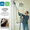 Kenmore Elite 21814 Pet Friendly CrossOver Lightweight Bagged HEPA Canister Vacuum with Pet PowerMate, Extended Telescoping Wand, Retractable Cord, 2 Floor Nozzles, and 4 Cleaning Tools-Silver/Gray