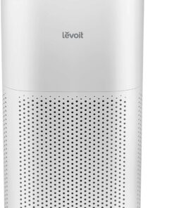 LEVOIT Air Purifiers for Home, Large Room Up to 2933 Ft² With HEPA Sleep Mode, AHAM VERIFIDE, Smart WIFI, PM2.5 Monitor, 3-in-1 Filter For Smoke, Pet Allergies, Dust, Alexa Control, Core 600S-P, White
