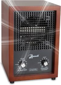 Mammoth Ion and Ozone Generator 3000 mg/hour, Adjustable up to 3,500 SqFt Ionizer & Deodorizer Ozone Odor Eliminator- Ozone Machine Wooden Design Ideal for Dust, Pollen, Pets & Smoke Smell