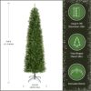 National Tree Company 9 ft Unlit Kingswood Fir Slim Artificial Christmas Tree, 1,443 Tips, Includes Stand, Green National Tree Company 9 ft Unlit Kingswood Fir Slim Artificial Christmas Tree, 1,443 Tips, Includes Stand, Green