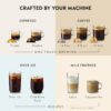 Nespresso Festive Vertuo Pop+ Deluxe Coffee and Espresso Maker by Breville with Milk Frother, Matte Black Gold Nespresso Festive Vertuo Pop+ Deluxe Coffee and Espresso Maker by Breville with Milk Frother, Matte Black Gold