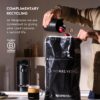 Nespresso Festive Vertuo Pop+ Deluxe Coffee and Espresso Maker by Breville with Milk Frother, Matte Black Gold Nespresso Festive Vertuo Pop+ Deluxe Coffee and Espresso Maker by Breville with Milk Frother, Matte Black Gold