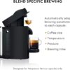 Nespresso Vertuo Plus Deluxe Coffee and Espresso Maker by De'Longhi, Matte Black with Aeroccino Milk Frother
