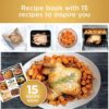 Ninja DT251 Foodi 10-in-1 Smart XL Air Fry Oven, Bake, Broil, Toast, Roast, Digital Toaster, Thermometer, Silver