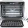 Ninja DT251 Foodi 10-in-1 Smart XL Air Fry Oven, Bake, Broil, Toast, Roast, Digital Toaster, Thermometer, Silver