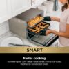 Ninja DT251 Foodi 10-in-1 Smart XL Air Fry Oven, Bake, Broil, Toast, Roast, Digital Toaster, Thermometer, Silver