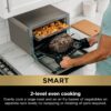 Ninja DT251 Foodi 10-in-1 Smart XL Air Fry Oven, Bake, Broil, Toast, Roast, Digital Toaster, Thermometer, Silver