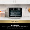 Ninja DT251 Foodi 10-in-1 Smart XL Air Fry Oven, Bake, Broil, Toast, Roast, Digital Toaster, Thermometer, Silver
