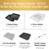 Ninja DT251 Foodi 10-in-1 Smart XL Air Fry Oven, Bake, Broil, Toast, Roast, Digital Toaster, Thermometer, Silver