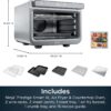 Ninja DT501 Air Fryer & Toaster Oven, Prestige Smart XL Countertop Oven Bakes, 1800 Watts, Stainless Steel Ninja DT501 Air Fryer & Toaster Oven, Prestige Smart XL Countertop Oven Bakes, 1800 Watts, Stainless Steel