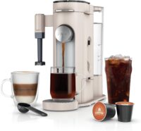 Ninja PB055AST Pod & Grounds Coffee Maker XL Single-Serve, K-Cup Pod Compatible, Brews Grounds, Stone