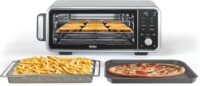 Ninja SP201 Digital Air Fry Pro Countertop 8-in-1 Oven with Extended Height, XL Capacity, Flip Up