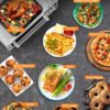Nuwave Bravo Pro Smart 21QT Toaster Oven Air Fryer Combo, Convection Oven Countertop, 10 functions all in 1, with even & quick crisp technology, 50-450°F, 1800W, Stainless Steel