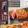 Nuwave Bravo Pro Smart Air Fryer Toaster Oven Combo, 12-in-1 Functions with Quicker & Even Crisp Technology, 1800W, 50-450°F, PFAS-Free, 21QT, Cinnamon