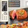 Nuwave Bravo Pro Smart Air Fryer Toaster Oven Combo, Airfryer Convection Oven Countertop, 10-in-1 Functions with Quicker & Even Crisp Technology, 1800W, 50-450°F, PFAS-Free, 21QT, Vanilla Cream