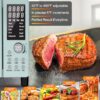 Nuwave Bravo Pro Smart Air Fryer Toaster Oven Combo, Airfryer Convection Oven Countertop, 12-in-1 Functions with Quicker & Even Crisp Technology, 1800W, 50-450°F, PFAS-Free, 21QT, Mint