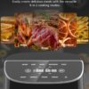 Nuwave Brio Plus 8 Qt Air Fryer, PFAS Free, New & Improved, Digital Touch Screen, Cool White Display, 50°F~400°F in Precise 5°, 5 Cook Functions, 100 Presets & 50 Memory, 3 Wattages 700, 1500, 1800