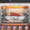 Nuwave Combi Steam Oven, Non-Toxic Stainless Steel Multi-Cooker with Air Fry, Steam, Sous Vide, Toast & More, 50-450°F Precision, 120 Presets, Moisture Control, Programmable, Easy to Clean