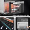 Nuwave Combi Steam Oven, Non-Toxic Stainless Steel Multi-Cooker with Air Fry, Steam, Sous Vide, Toast & More, 50-450°F Precision, 120 Presets, Moisture Control, Programmable, Easy to Clean
