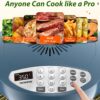 Nuwave Oven Pro Plus Air Fryer, Infra-Red Countertop, 2025 Advanced Convection, No Defrosting or Preheating, Cook Fresh or Frozen, Durable Power Dome, 100 Presets & 50 Memory, PFAS Free, Cozy Blue