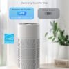 Nuwave Oxypure Air Purifiers 3XL H13 HEPA Filter for Home Bedroom, 17dB, 360° Air Intake, Removal to 0.1 Micron Smoke Dust Pollen Pet Hair Odor, Air Quality Sensor, Energy Star