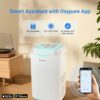 Nuwave Oxypure Zero Air Purifier with Washable Reusable Filters for Large Room | Smart Air Cleaners 99.9% Removal 0.1 Micron Particles | Dual Odor Sensor, Sleep Mode, 6 Fan Speed & Timer, App Control