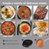 Nuwave PIC Flex with 9-inch Anodized Duralon, Non-Stick Fry Pan, Portable, Powerful Induction Cooktop, 6.5-Inch Heating Coil Nuwave PIC Flex with 9-inch Anodized Duralon, Non-Stick Fry Pan, Portable, Powerful Induction Cooktop, 6.5-Inch Heating Coil