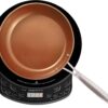 Nuwave PIC Flex with 9-inch Anodized Duralon, Non-Stick Fry Pan, Portable, Powerful Induction Cooktop, 6.5-Inch Heating Coil Nuwave PIC Flex with 9-inch Anodized Duralon, Non-Stick Fry Pan, Portable, Powerful Induction Cooktop, 6.5-Inch Heating Coil