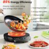 Nuwave Portable Induction Cooktop Diamond with Probe, Advanced Countertop Burner, 91 Temps from 100°F to 500°F, 12”Shatter-Proof Ceramic Glass & 6.5”Heating Coil, Ideal for RV Camp,Small Apt,Travel