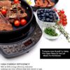 Nuwave Precision Induction Cooktop Gold, 12” Shatter-Proof Ceramic Glass Surface, Large 8” Heating Coil, Portable, 51Temp Settings 100°F to 575°F, 3 Wattage Settings 600, 900, and 1500 Watts