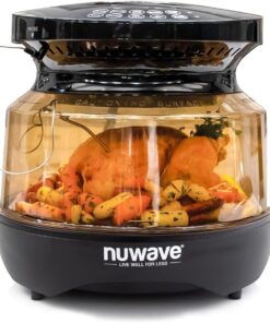 Nuwave Primo Grill Oven PFAS Free Countertop Oven with Convection Top & Grill Bottom, Smart Thermometer, Perfect for Cooking Frozen or Fresh with Surround Heat for Flawless Results